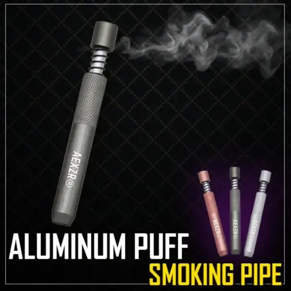 AEXZR® Aluminum Puff Smoking Pipe