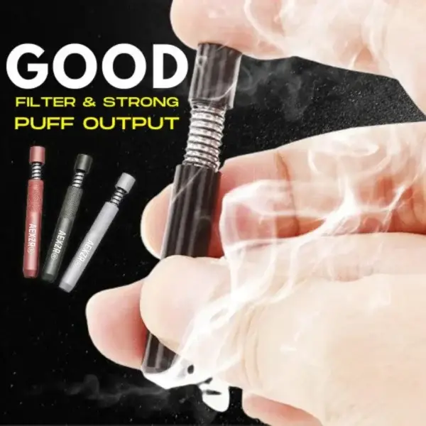 AEXZR® Aluminum Puff Smoking Pipe