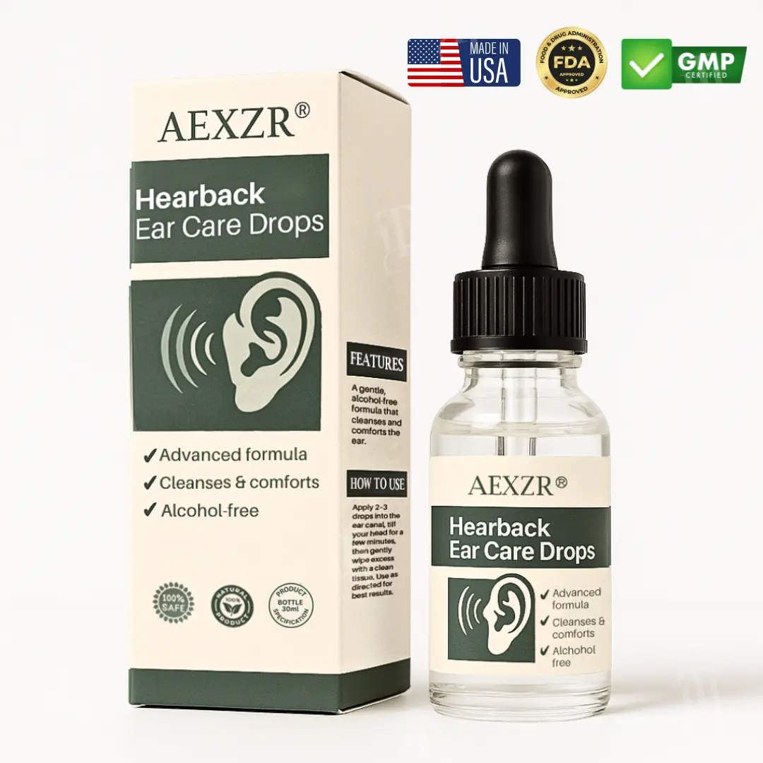 AEXZRยฎ Hearback Ear Care Drops (๐๐% ๐๐ฝ๐ฝ ๐๐ก๐๐ฆ ๐๐ก ๐ญ๐ฌ ๐ ๐๐ก๐จ๐ง๐๐ฆ)