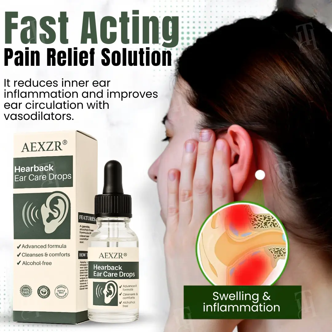 AEXZRยฎ Hearback Ear Care Drops (๐๐% ๐๐ฝ๐ฝ ๐๐ก๐๐ฆ ๐๐ก ๐ญ๐ฌ ๐ ๐๐ก๐จ๐ง๐๐ฆ)