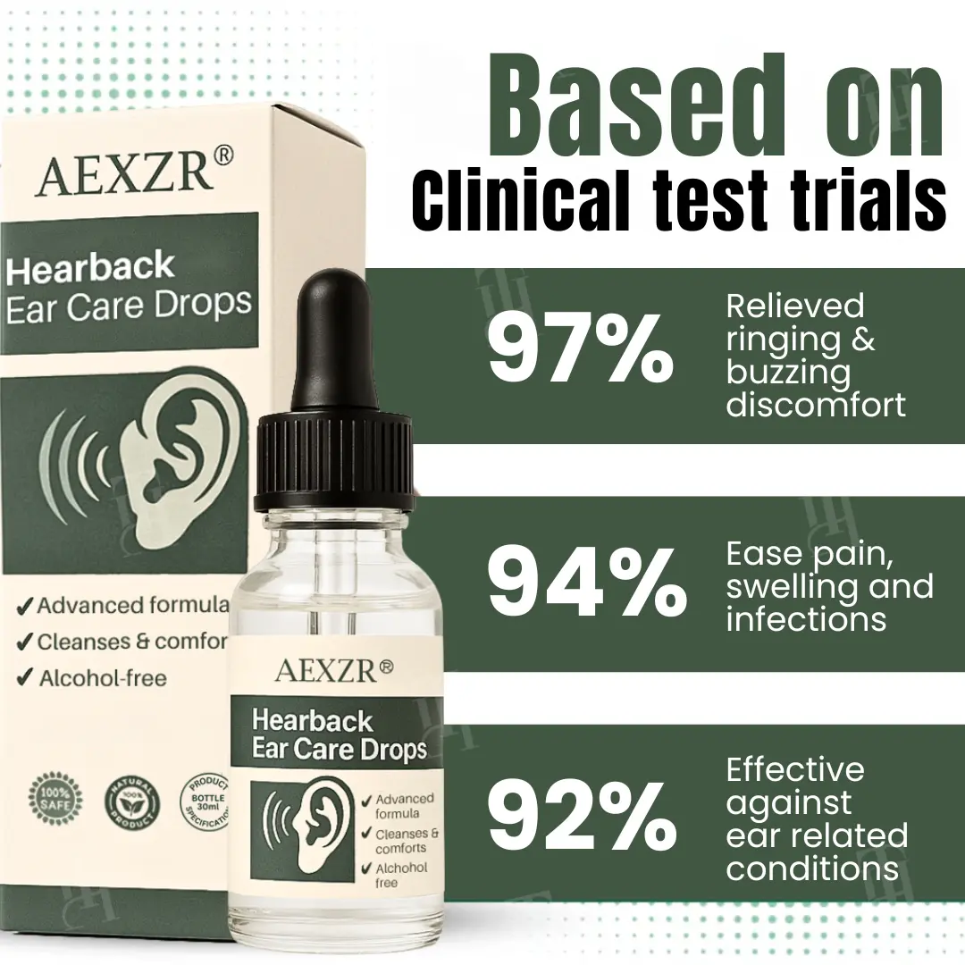 AEXZRยฎ Hearback Ear Care Drops (๐๐% ๐๐ฝ๐ฝ ๐๐ก๐๐ฆ ๐๐ก ๐ญ๐ฌ ๐ ๐๐ก๐จ๐ง๐๐ฆ)