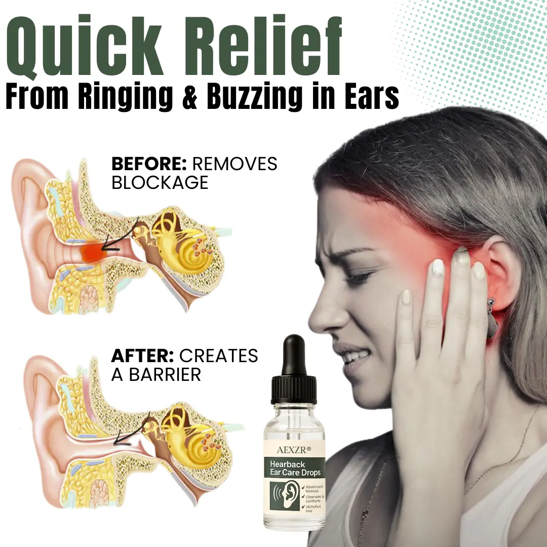 AEXZRยฎ Hearback Ear Care Drops (๐๐% ๐๐ฝ๐ฝ ๐๐ก๐๐ฆ ๐๐ก ๐ญ๐ฌ ๐ ๐๐ก๐จ๐ง๐๐ฆ)