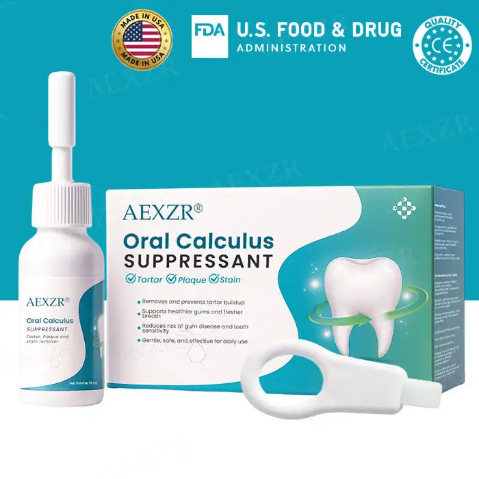 AEXZR® Oral Calculus Suppressant✨𝗙𝗶𝗴𝗵𝘁 𝗧𝗮𝗿𝘁𝗮𝗿 𝗘𝗳𝗳𝗲𝗰𝘁𝗶𝘃𝗲𝗹𝘆!✨