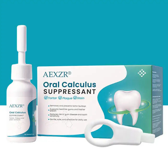 AEXZR® Oral Calculus Suppressant✨𝗙𝗶𝗴𝗵𝘁 𝗧𝗮𝗿𝘁𝗮𝗿 𝗘𝗳𝗳𝗲𝗰𝘁𝗶𝘃𝗲𝗹𝘆!✨
