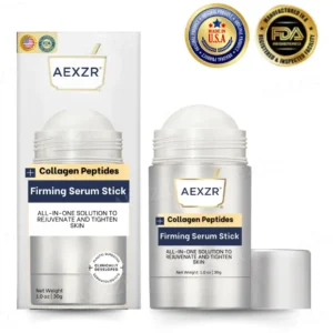 🔥FDA Approved⭐ WHO Approved🌍 AEXZR® Collagen Peptides Firming Serum Stick - Revert your skin age back to 20 years ago! 🕰️✨ Non-allergenic, non-irritating, suitable for sensitive skin. 🌿💖