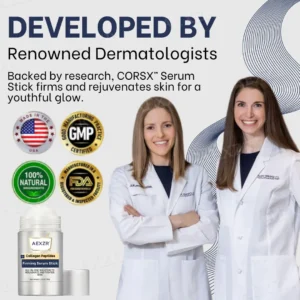 🔥FDA Approved⭐ WHO Approved🌍 AEXZR® Collagen Peptides Firming Serum Stick - Revert your skin age back to 20 years ago! 🕰️✨ Non-allergenic, non-irritating, suitable for sensitive skin. 🌿💖