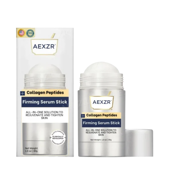 🔥FDA Approved⭐ WHO Approved🌍 AEXZR® Collagen Peptides Firming Serum Stick - Revert your skin age back to 20 years ago! 🕰️✨ Non-allergenic, non-irritating, suitable for sensitive skin. 🌿💖