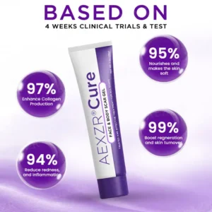 🔥FDA Approved⭐ WHO Approved🌍 AEXZR® Cure Face & Body Scar Gel – Clinically proven to soften, flatten and fade surgical scars, acne marks, burns, keloids and trauma-related scars.