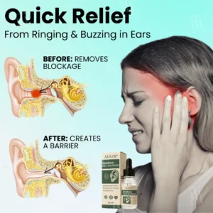 🔥FDA Approved⭐ WHO Approved🌍 AEXZR® Hearback Ear Care Drops