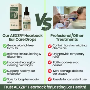 🔥FDA Approved⭐ WHO Approved🌍 AEXZR® Hearback Ear Care Drops