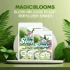 🏆Official Store | 🌺 All-in-one Balanced Nutrition🌺AEXZR® MagicBlooms Slow-Release Plant Fertilizer Spikes