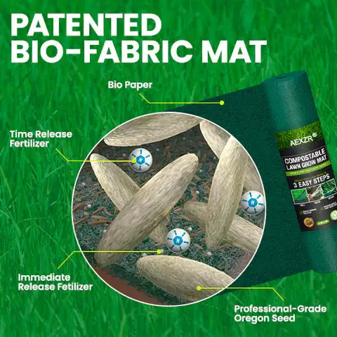 🏆Official Store | 🌟 Give your lawn a new look 🌟AEXZR® Compostable Lawn Grow Mat 🔥Hot Sale - 50% OFF🌿