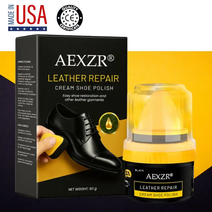 AEXZRยฎ Leather Repair Cream Shoe Polish (๐๐% ๐๐ฝ๐ฝ ๐๐ก๐๐ฆ ๐๐ก ๐ญ๐ฌ ๐ ๐๐ก๐จ๐ง๐๐ฆ)