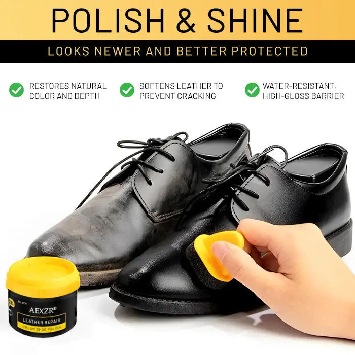 AEXZRยฎ Leather Repair Cream Shoe Polish (๐๐% ๐๐ฝ๐ฝ ๐๐ก๐๐ฆ ๐๐ก ๐ญ๐ฌ ๐ ๐๐ก๐จ๐ง๐๐ฆ)