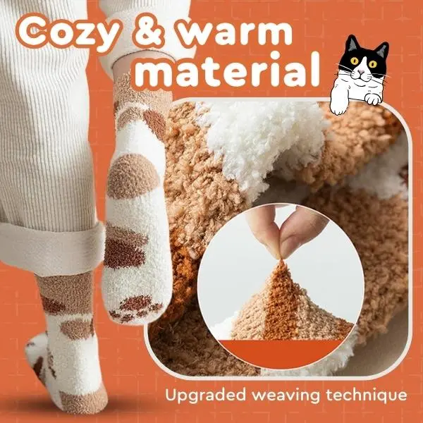 🌟 Official Store |🔥50% OFF🌿AEXZR™ Winter Cat Paw Socks | Limited Stocks - Restock in 2 to 3 weeks