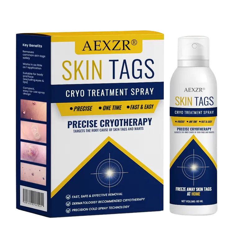 🔥18 Pcs Left !!!- Warts No More - 50% OFF | AEXZR® Skin Tag Cryo Treatment Spray
