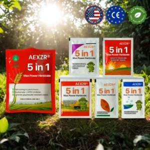 🏆Official Store | AEXZR® 5 in 1 Max Power Herbicide- Kills 200+ Weeds in 1-3 Days💡