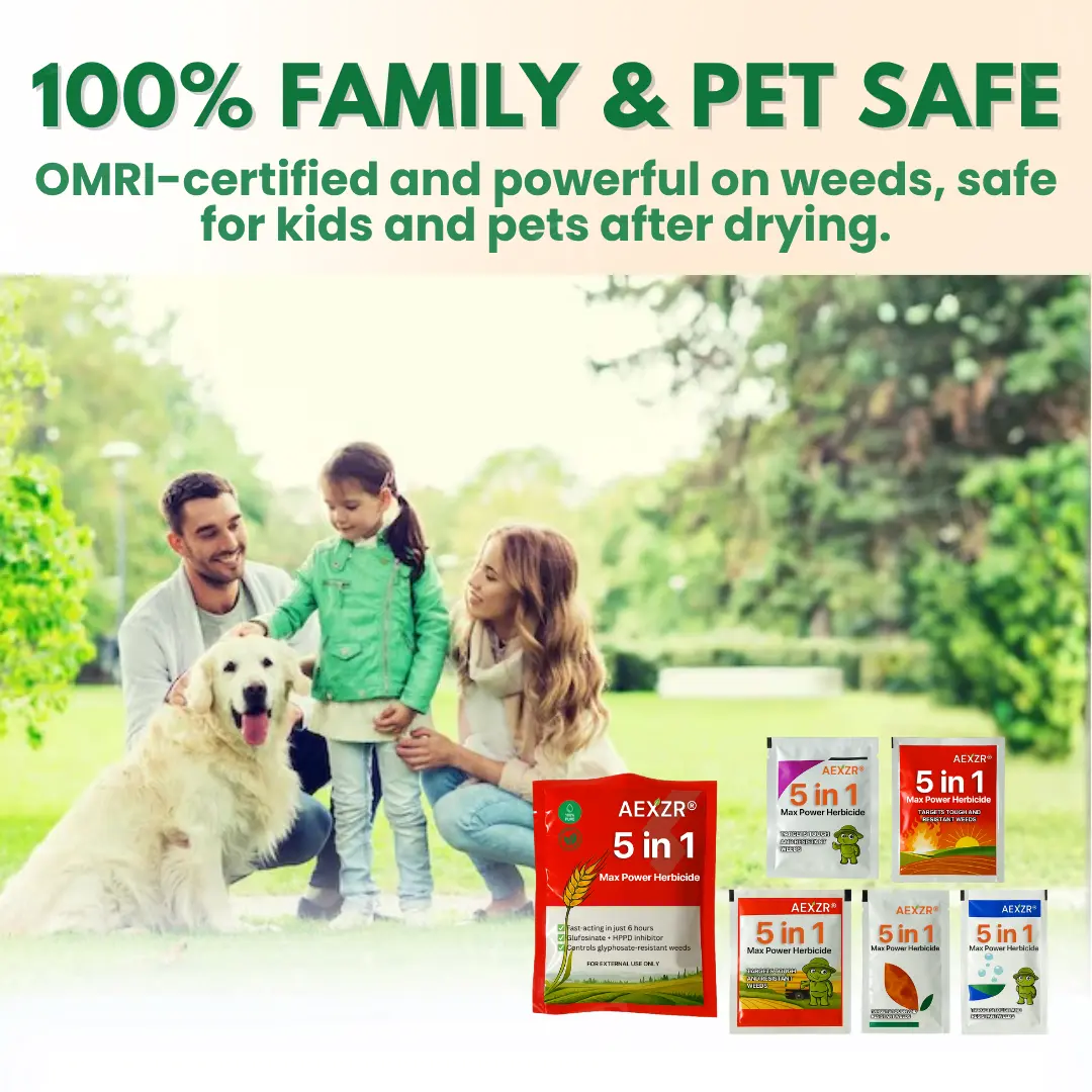 🏆Official Store | AEXZR® 5 in 1 Max Power Herbicide- Kills 200+ Weeds in 1-3 Days💡