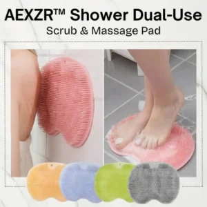 🏷️16 Pcs left !!! HURRYUP Grab the limited Discount - AEXZR™ Shower Dual-Use Scrub & Massage Pad
