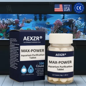 AEXZR® Max-Power Aquarium Purification Tablet (𝟟𝟘% 𝕆𝔽𝔽 𝗘𝗡𝗗𝗦 𝗜𝗡 𝟭𝟬 𝗠𝗜𝗡𝗨𝗧𝗘𝗦)