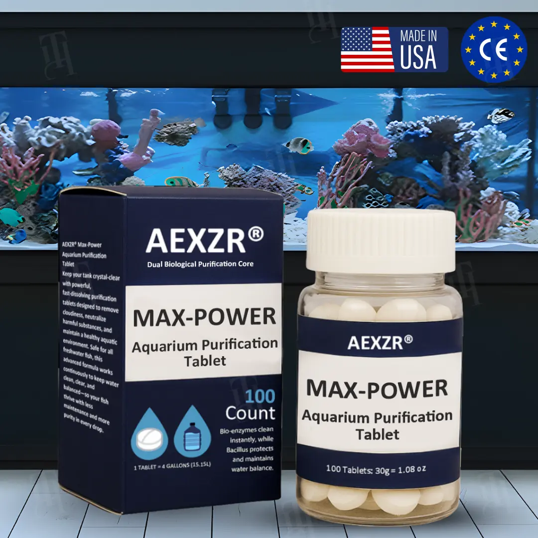 LAST 44 PCS LEFT!!! AEXZR® Max-Power Aquarium Purification Tablet